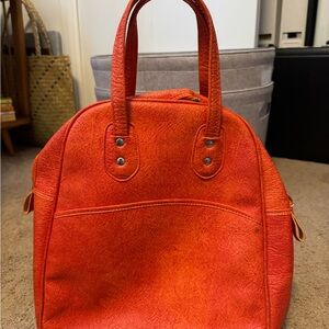 Vintage Red Orange Women's Bag